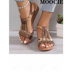 Босоножки MOOCIE, размер 43, темно-коричневый