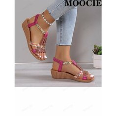 Босоножки MOOCIE, размер 43, пыльная роза