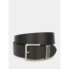Ремень Armani Exchange для мужчин, размер 36, черный