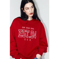 Толстовка Befree, размер XL, , красный принт