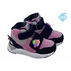 Кроссовки Indigo kids, размер 26, розовый/черный