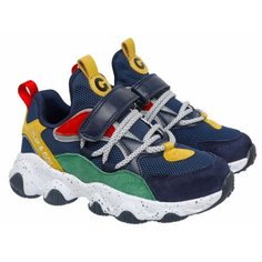 Кроссовки Indigo kids, размер 32, синий/зеленый