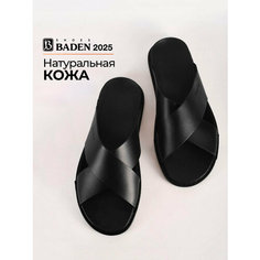 Шлепанцы Baden, размер 45, черный