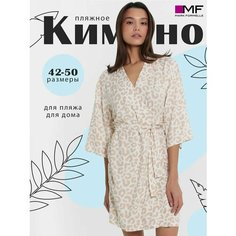 Халат MARK FORMELLE Одежда для дома, размер XL, бежевый