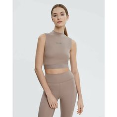 Топ спортивный Gloria Jeans, размер XXS (36-38), бежевый