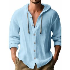 Рубашка MOOCIE, размер 2XL, light blue