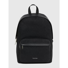 Рюкзак CALVIN KLEIN, фактура рельефная, черный
