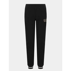 Брюки спортивные EA7 EMPORIO ARMANI, размер S, черный