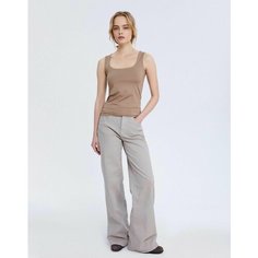 Майка Gloria Jeans, размер S (40-42), коричневый