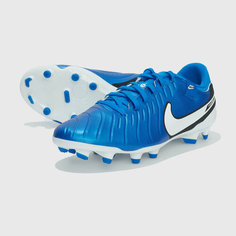 Бутсы NIKE Tiempo Legend 10 Academy FG/MG, размер 11 US, синий