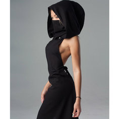 Сарафан Katami Wear, размер XS/S, черный