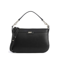 Сумка кросс-боди DKNY, фактура гладкая, черный