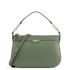 Сумка кросс-боди DKNY, фактура гладкая, зелeный