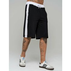 Шорты T-RONE menswear ткань пике, плотность 170 г/м2, размер 48, черный (200)