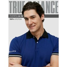 Поло TRUE BALANCE REGULAR FIT, размер 54, темно-синий