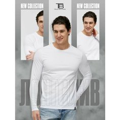 Лонгслив TRUE BALANCE ткань супрем, плотность 160 г/м2, размер 48, , белый