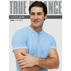 Поло TRUE BALANCE REGULAR FIT, размер 54, голубой