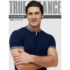 Поло TRUE BALANCE REGULAR FIT, размер 46, темно-синий