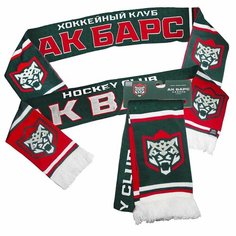 Шарф Atributika & Club для мужчин и женщин,150х18 см, универсальный, красный, белый, зеленый