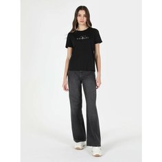 Футболка COLINS Regular Fit, размер S, черный
