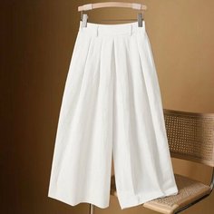 Брюки кюлоты , размер 2XL, белый Womens Clothing