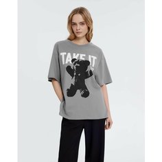 Футболка Gloria Jeans, размер L-XL (48-54), серый