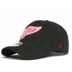 Бейсболка Atributika & Club Nhl Detroit Red Wings для мужчин и женщин, размер 55-58, черный