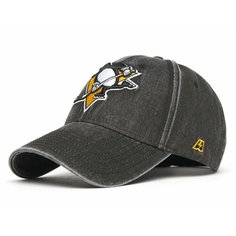 Бейсболка Atributika & Club Nhl Pittsburgh Penguins для мужчин и женщин, размер 55-58, черный