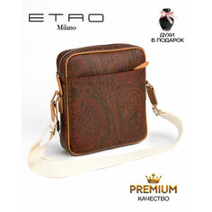 Сумка кросс-боди ETRO, фактура зернистая