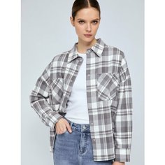 Рубашка Zolla, размер XS, серый