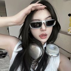 Солнцезащитные очки , серебристый/черный Нет бренда