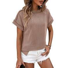 Футболка, размер XL, хаки Нет бренда