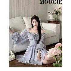 Платье MOOCIE Весна-лето 2025, размер M, светло-фиолетовый