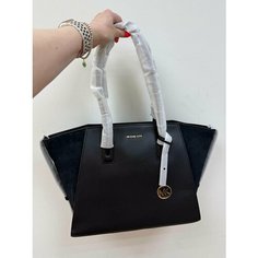 Сумка кросс-боди MICHAEL KORS, фактура рельефная, бархатистая, матовая, гладкая, black