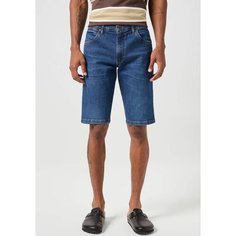Шорты Wrangler, размер 36, синий