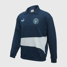 Джемпер PUMA Manchester City, размер S, , темно-синий