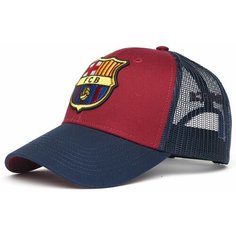 Бейсболка Atributika & Club FC Barcelona для мужчин и женщин, размер 55-58, синий, бордовый