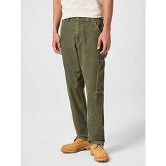 Брюки Wrangler, размер 32/32, зеленый