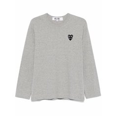 Футболка Comme des Garcons PLAY, размер S, серый