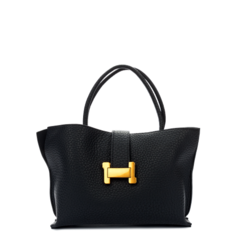 Сумка тоут NEOMOOD, фактура зернистая, черный