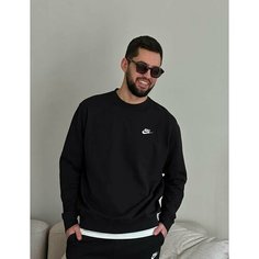 Свитшот Nike, размер 46, , черные Нет бренда