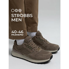 Кроссовки STROBBS, полнота 6 (RU)/ на среднюю стопу, размер 42, коричневый