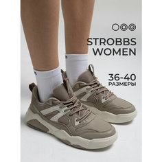 Кроссовки STROBBS, полнота 6, размер 40, коричневый