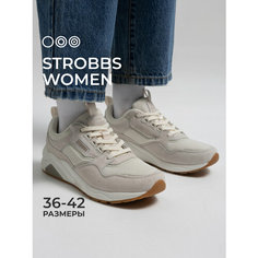 Кроссовки STROBBS, полнота 6 (RU)/ на среднюю стопу, размер 36, бежевый