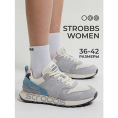 Кроссовки STROBBS, полнота 6 (RU)/ на среднюю стопу, размер 36, серый