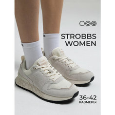 Кроссовки STROBBS, полнота 6 (RU)/ на среднюю стопу, размер 36, бежевый