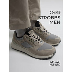 Кроссовки STROBBS, полнота 6 (RU)/ на среднюю стопу, размер 46, бежевый