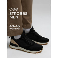 Кроссовки STROBBS, полнота 6 (RU)/ на среднюю стопу, размер 42, черный