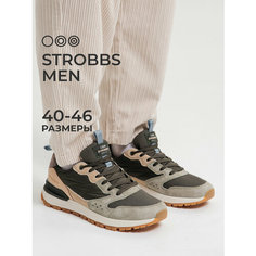 Кроссовки STROBBS, полнота 6 (RU)/ на среднюю стопу, размер 42, хаки