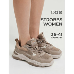 Кроссовки STROBBS, полнота 6, размер 40, коричневый